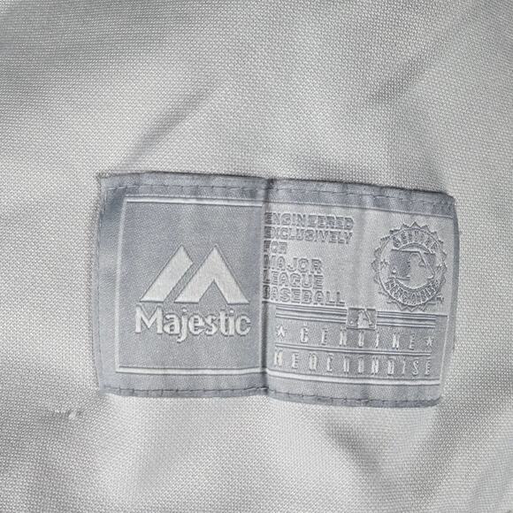 Majestic Chicago Cubs Fan Fashion Short Sleeve Button Down Sewn Jersey White L - Picture 4 of 10